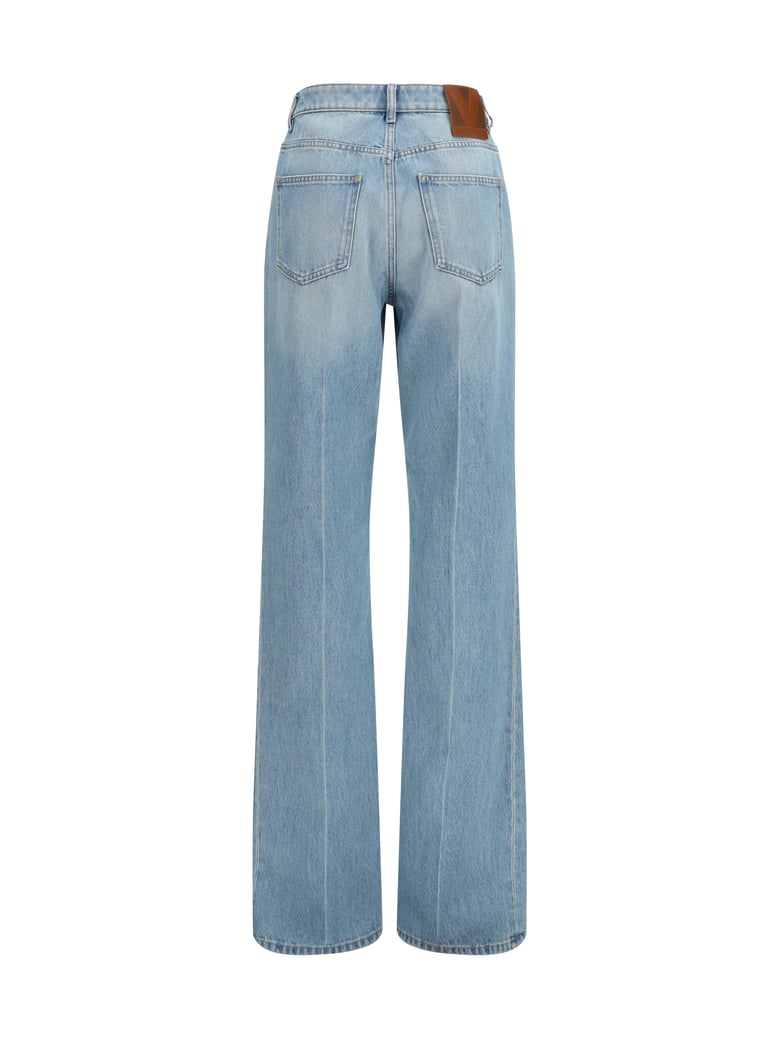 jeans chez valentino washed denim light blue by Selfnex