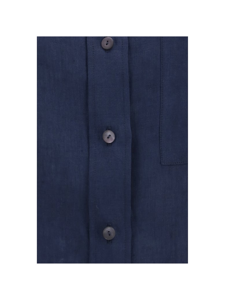 shirt linen blue by Selfnex