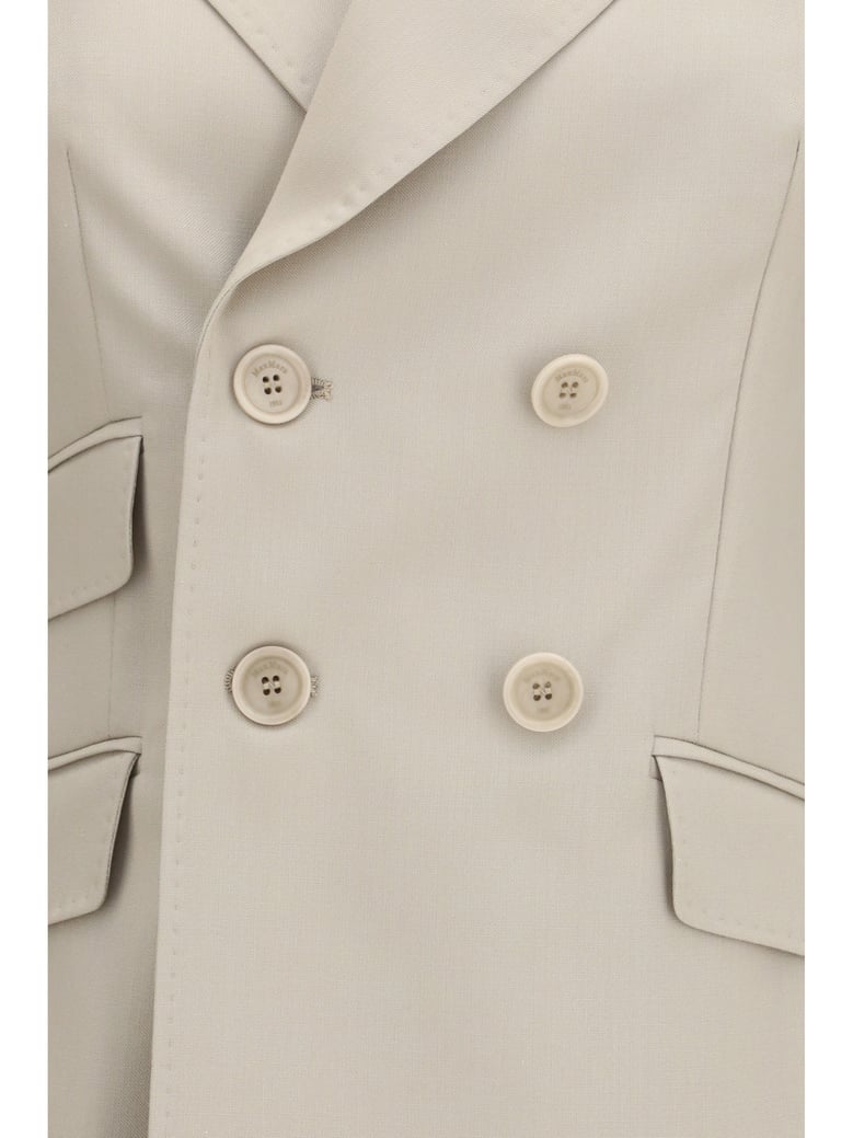 blazer placido wool-mohair-silk beige by Selfnex