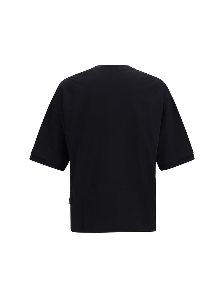 t-shirt curved logo black by Selfnex