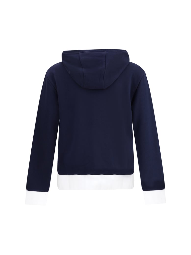 cotton hoodie navy by Selfnex