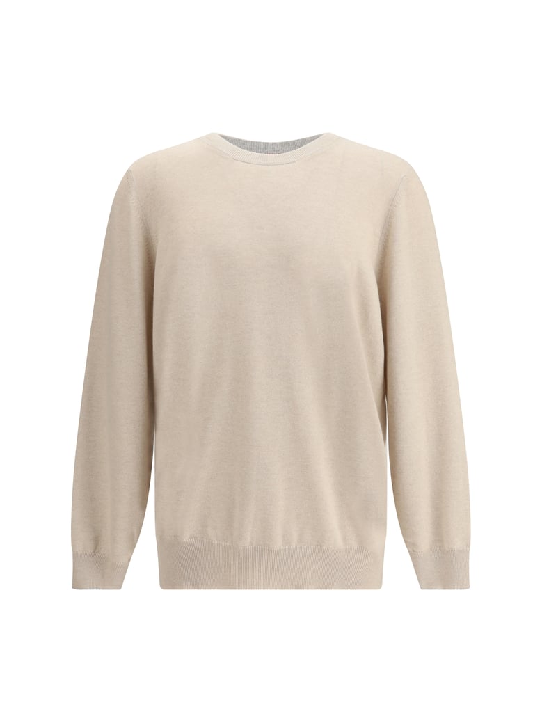 cashmere sweater sand/pebble by Selfnex