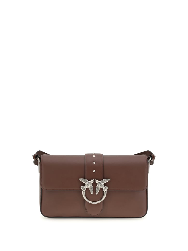 shoulder bag love one wine red/old silver by Selfnex