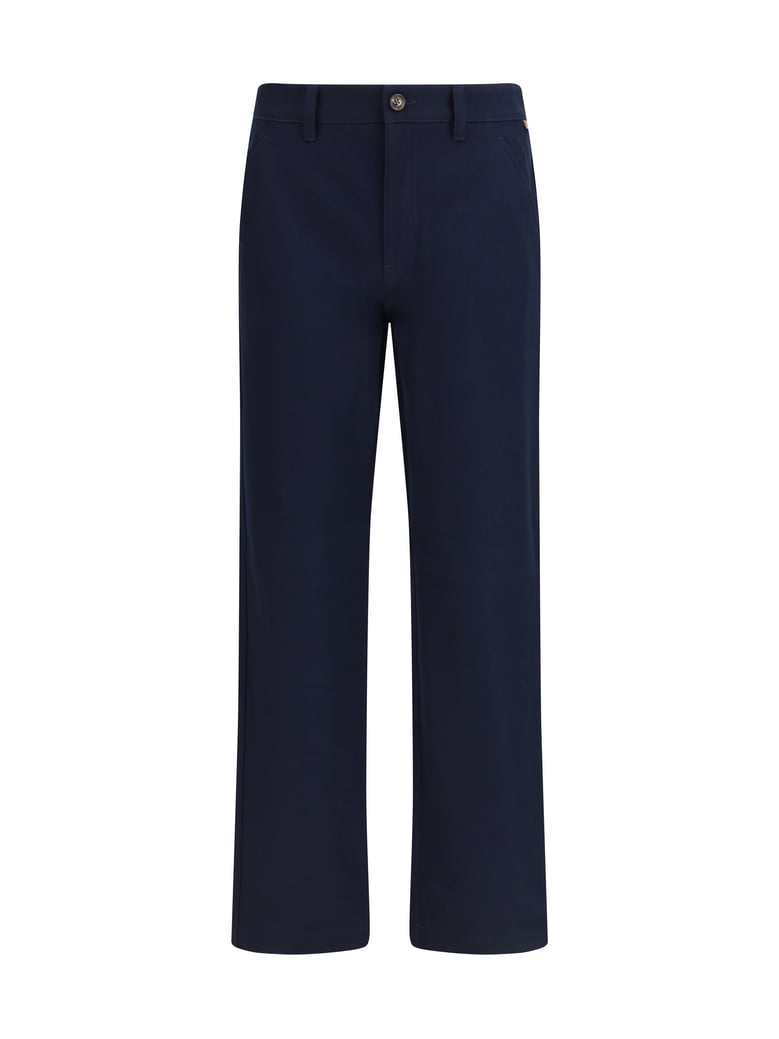 chino pants cotton twill navy by Selfnex