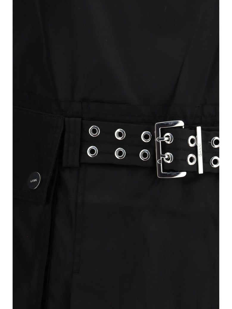 mini dress duchesse nylon black by Selfnex