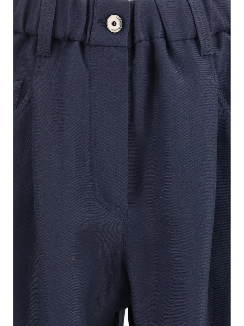 pants mixed linen abyss by Selfnex