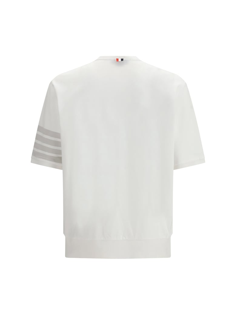 t-shirt 4-bar cotton jersey white by Selfnex