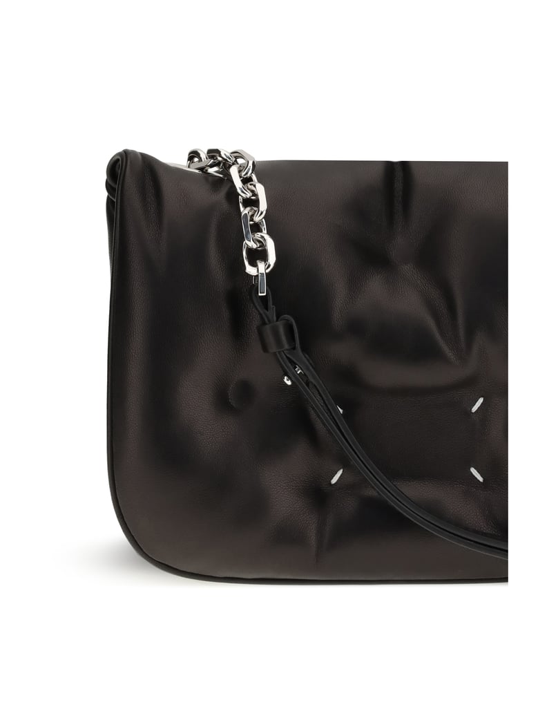 mini bag glam slam flap black lambskin by Selfnex