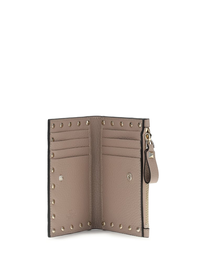 card holder rockstud powder calfskin by Selfnex