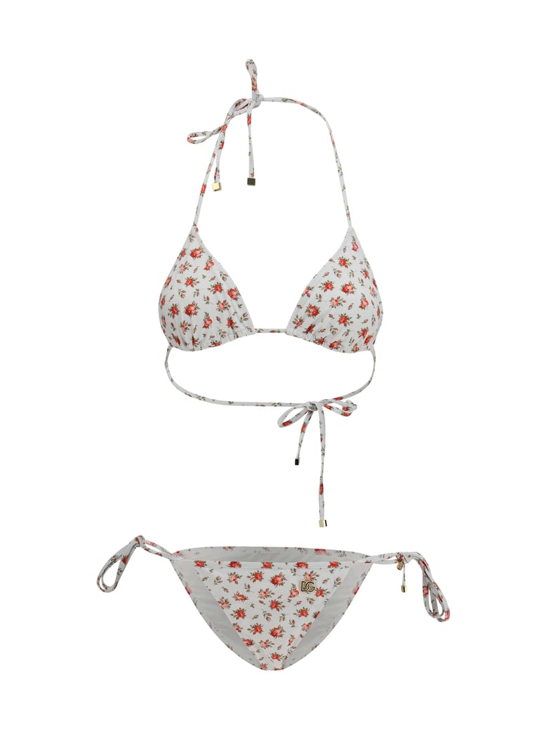 triangle bikini roselline white by Selfnex
