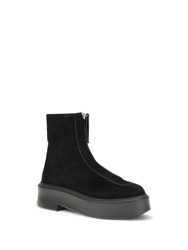 leather boots black calf by Selfnex