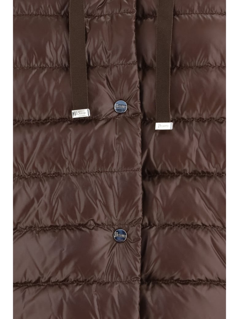 down jacket with wool sleeves by Selfnex