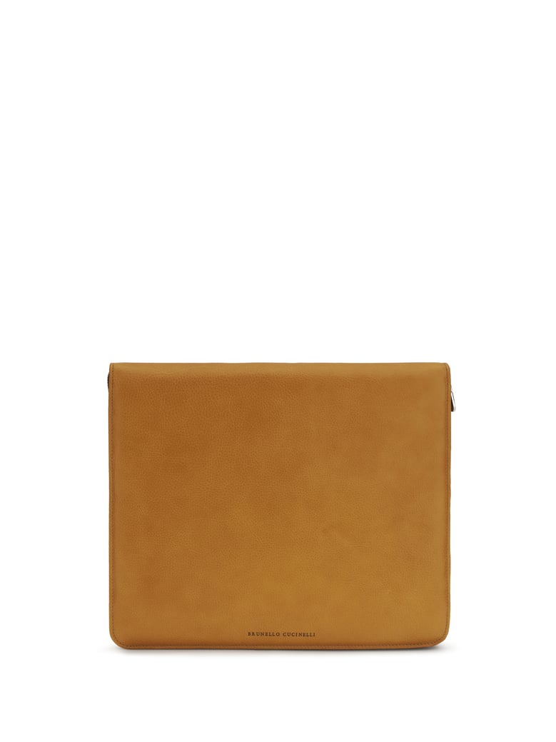 laptop case natural calf leather by Selfnex