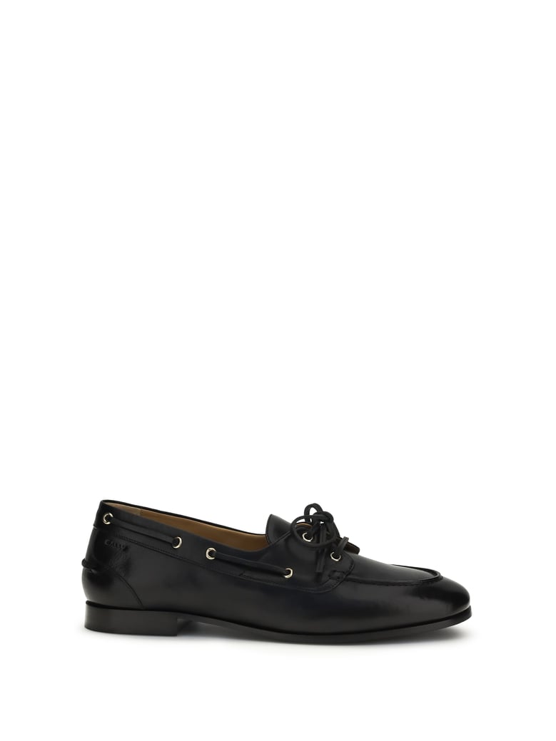 leather loafers plume black by Selfnex