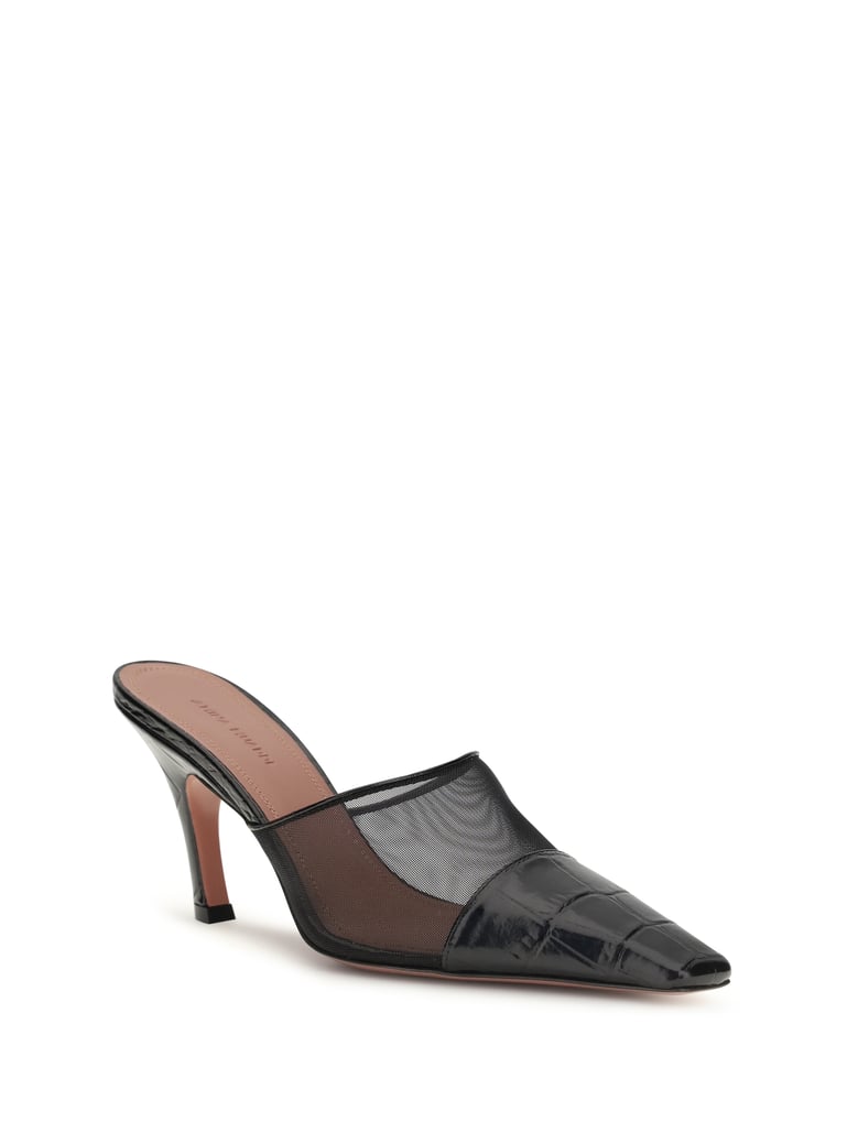 mules jamie mesh black by Selfnex