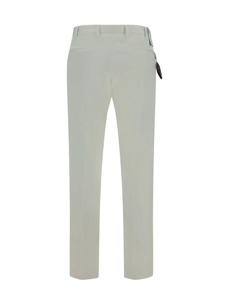 cotton trousers white by Selfnex