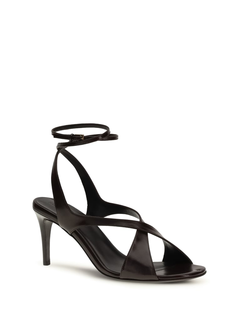 sandals liria dark brown by Selfnex