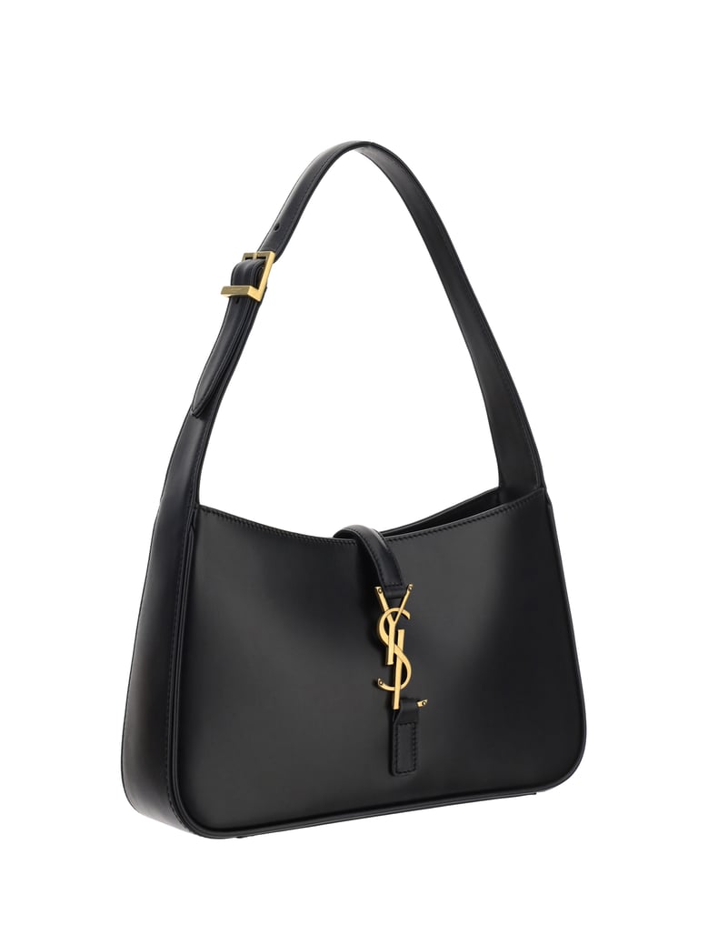 hobo shoulder bag black calf leather by Selfnex