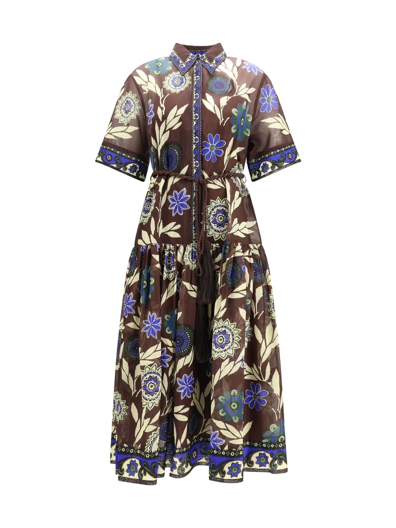 shirtdress jasper chocolate by Selfnex
