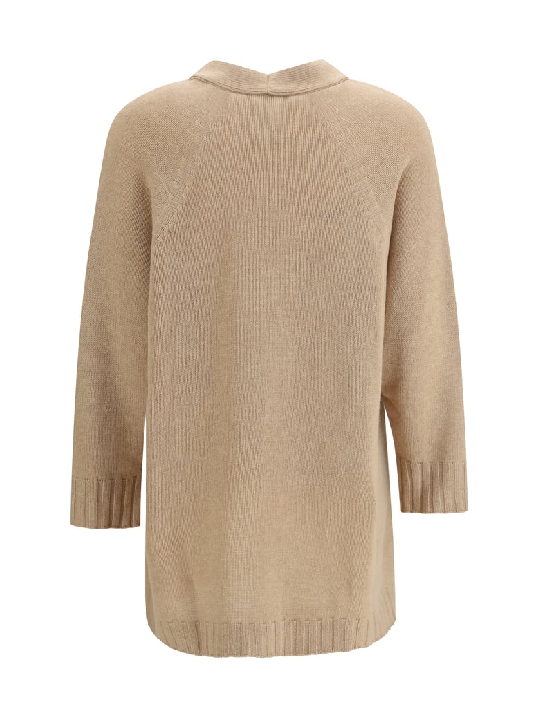 cardigan fine knit v-neck by Selfnex
