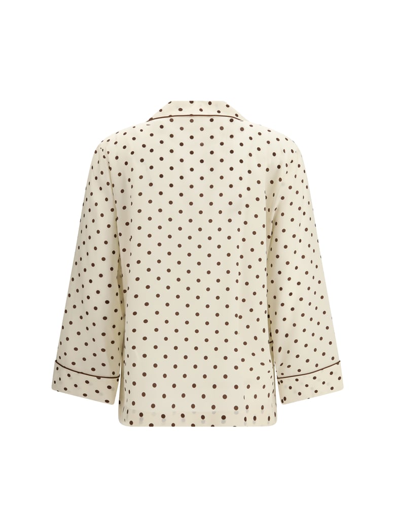 shirt polka-dot silk by Selfnex