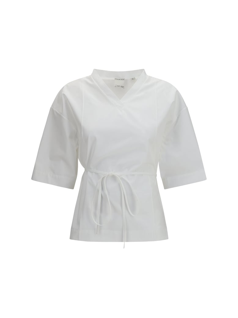 shirt lynn shirt off white by Selfnex