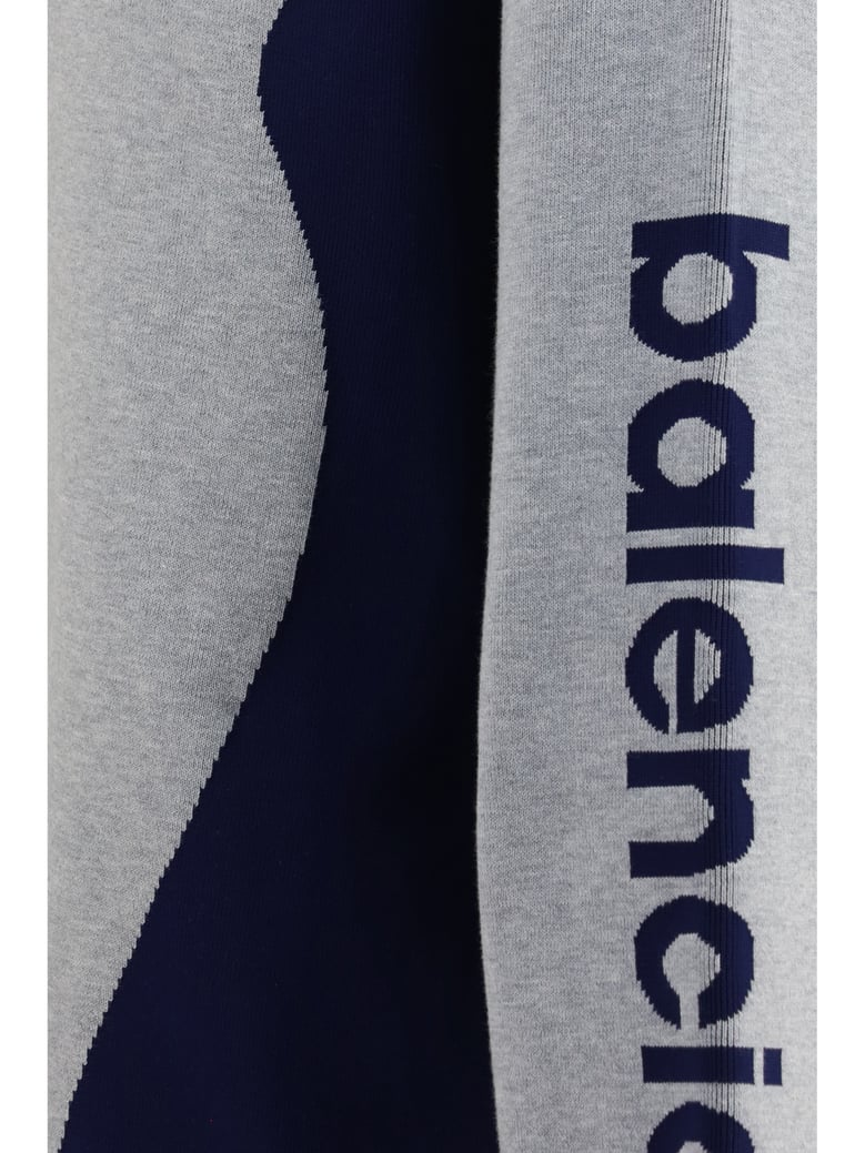 zip knit sweater bodys grey/navy by Selfnex
