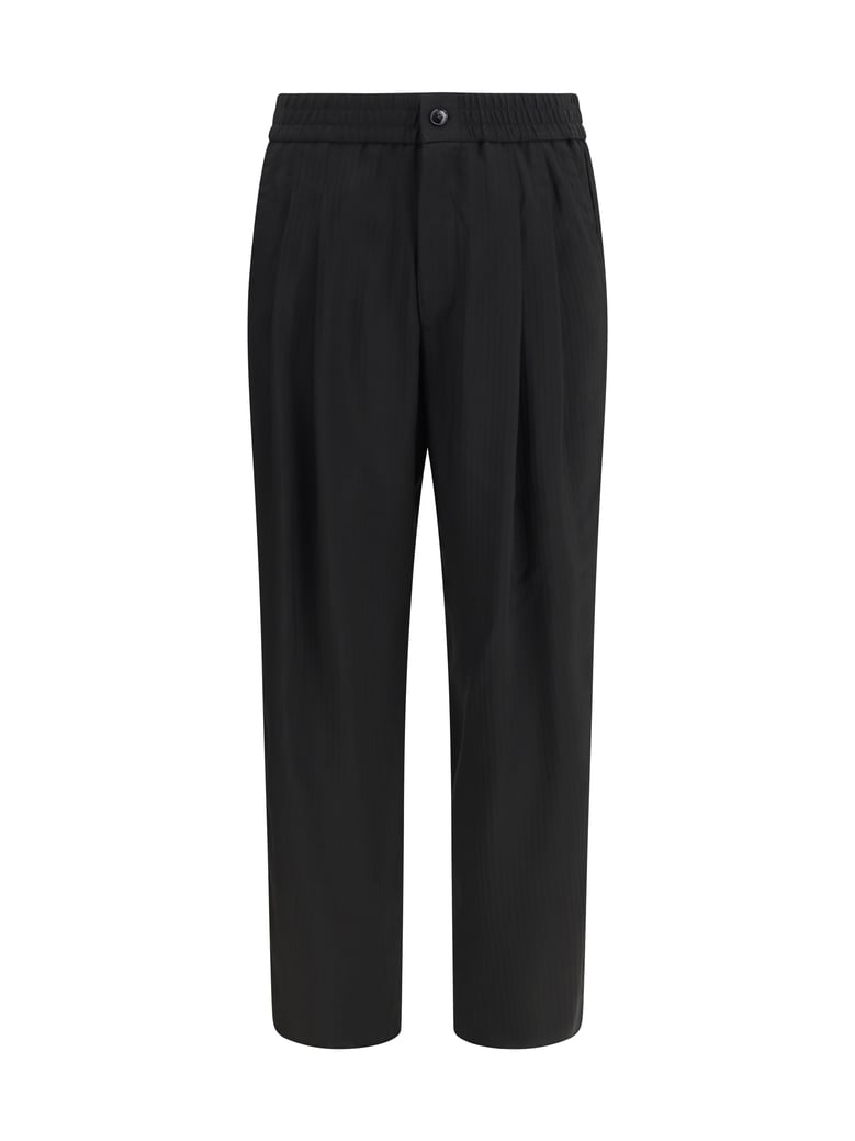 wide-leg viscose pants black beauty by Selfnex
