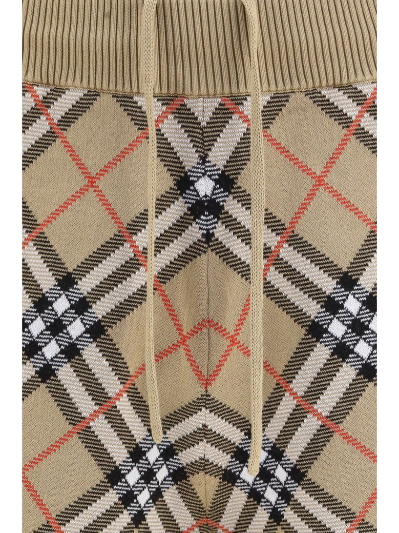 shorts check cotton blend sand by Selfnex