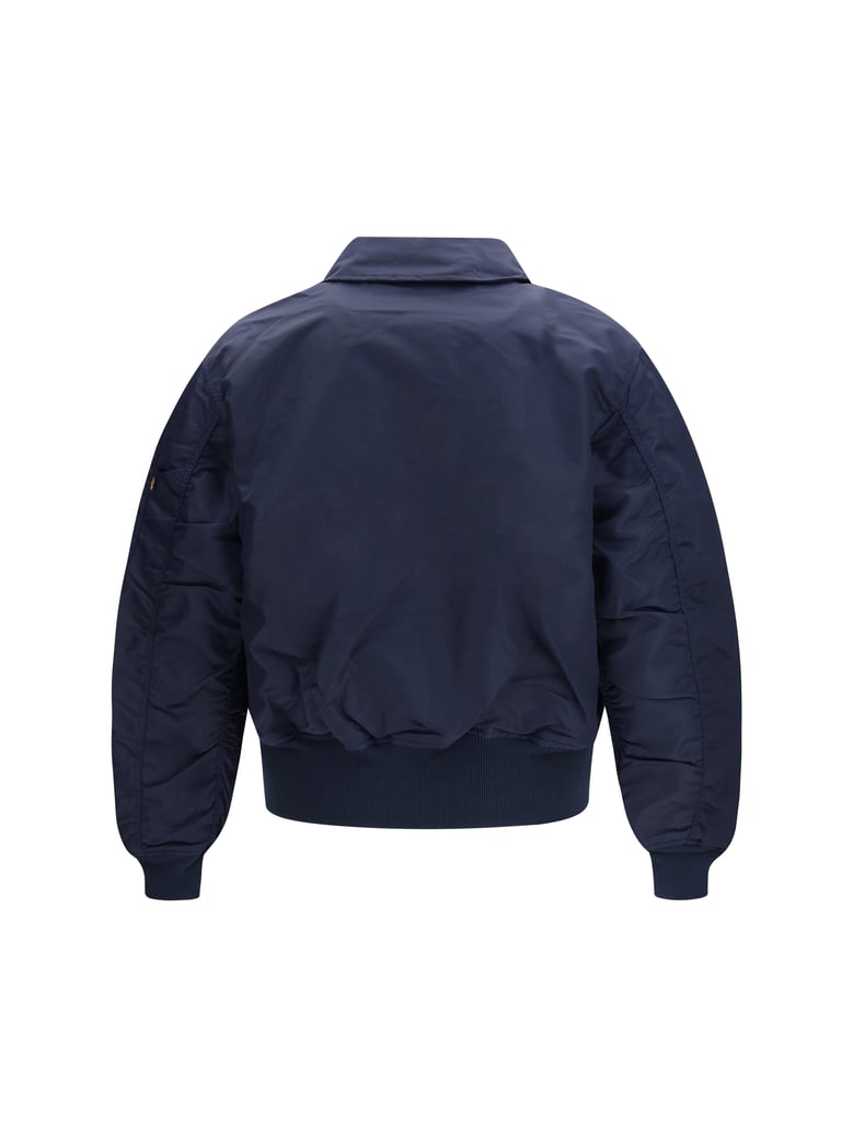 bomber jacket navy by Selfnex