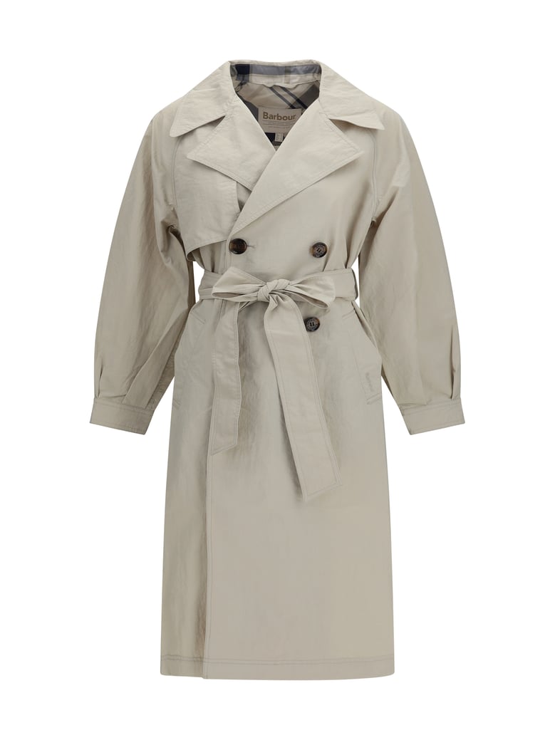 rain trench layla navy/tartan by Selfnex