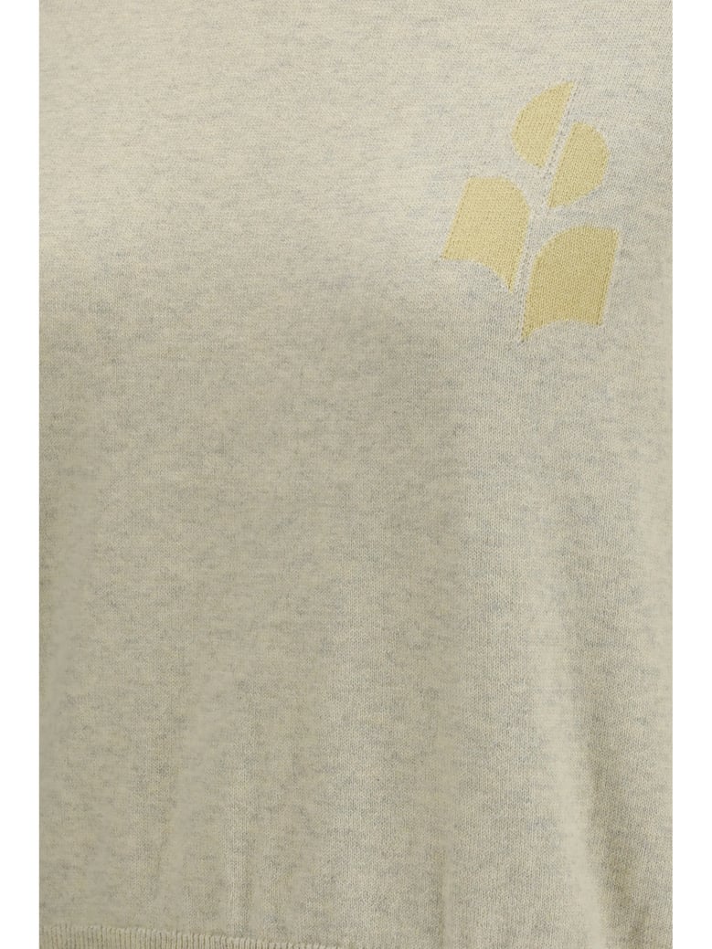 sweater lanta light grey/light yellow by Selfnex