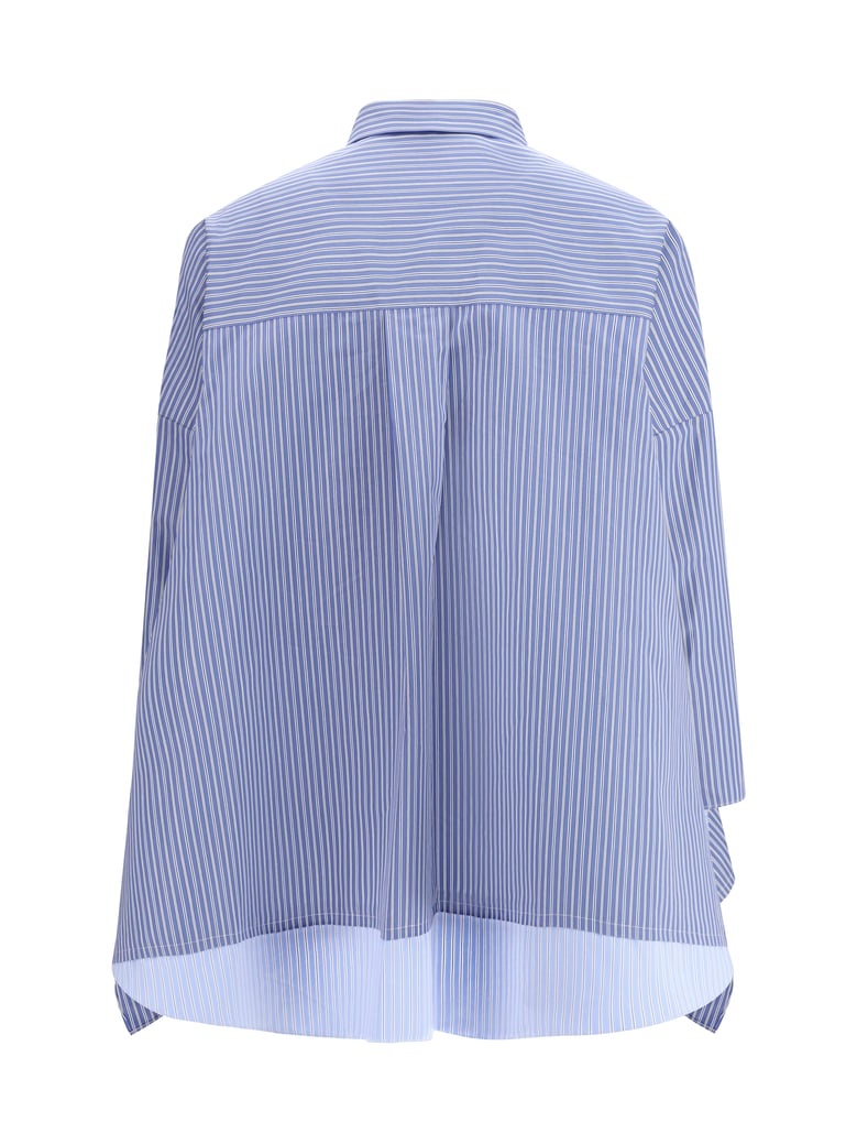 shirt poplin blue stripe by Selfnex