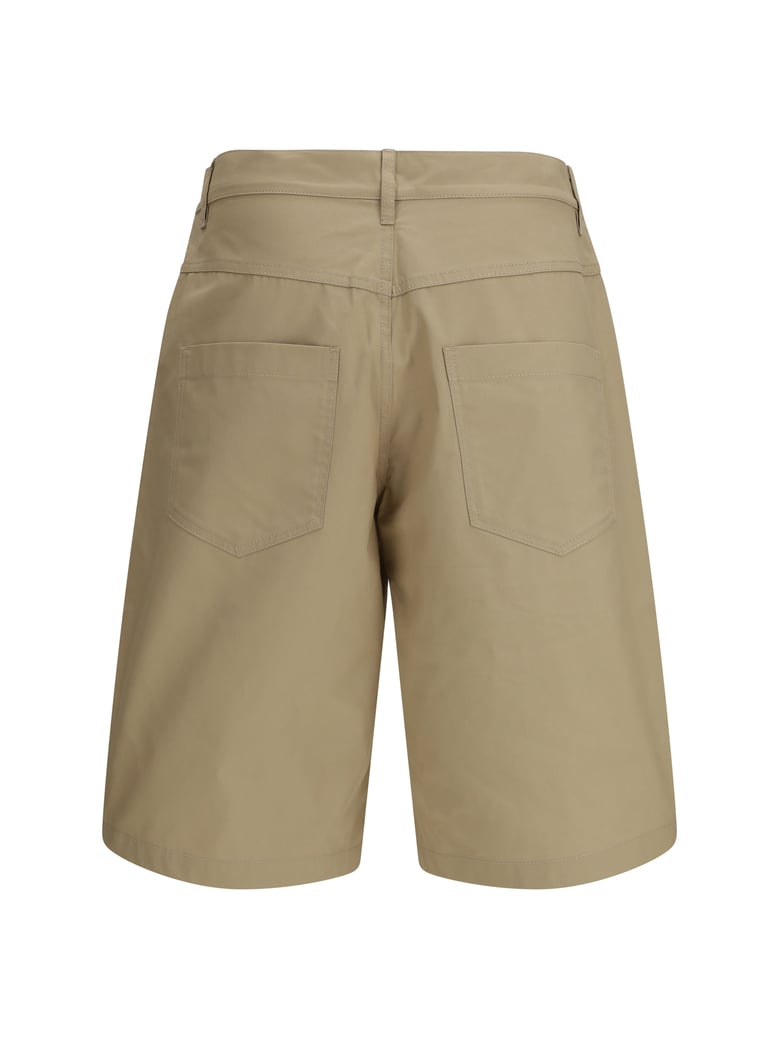 long bermuda shorts cotton brown by Selfnex