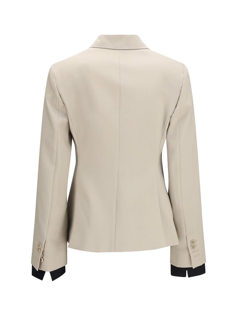 blazer placido wool-mohair-silk beige by Selfnex