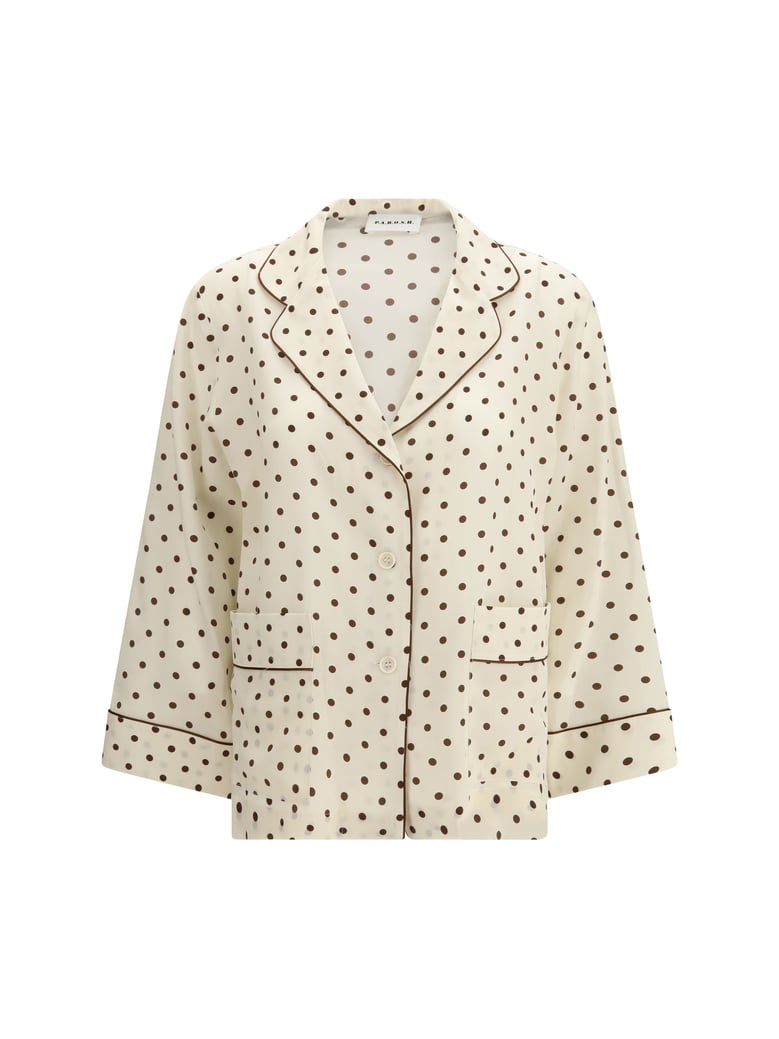shirt polka-dot silk by Selfnex