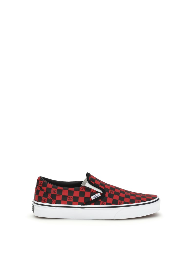 sneakers orchid slip-on pure red/black by Selfnex
