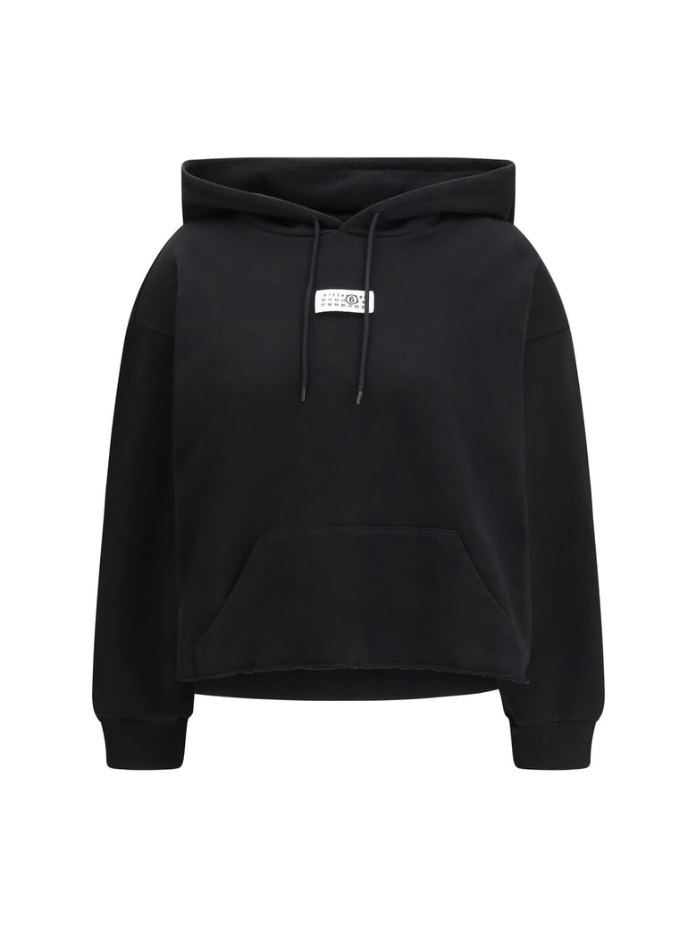 cotton hoodie black by Selfnex