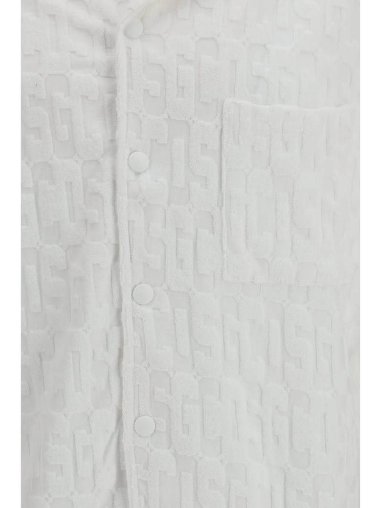 shirt monogram terry optic white by Selfnex