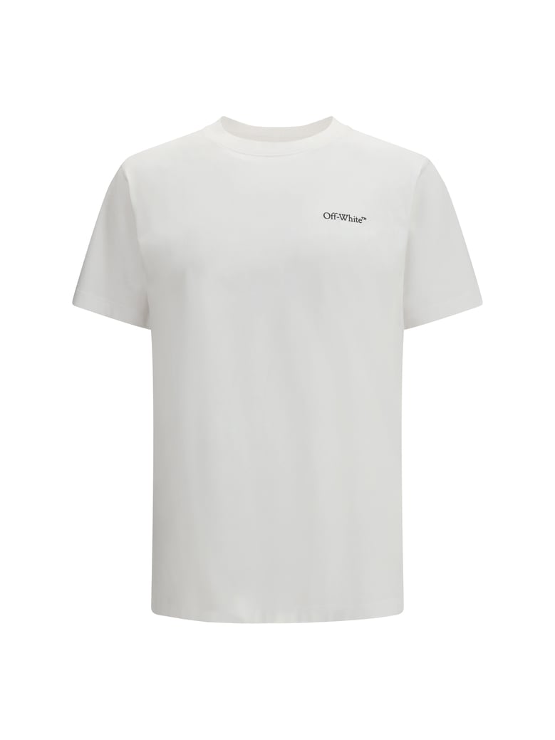 t-shirt metal arrow white by Selfnex