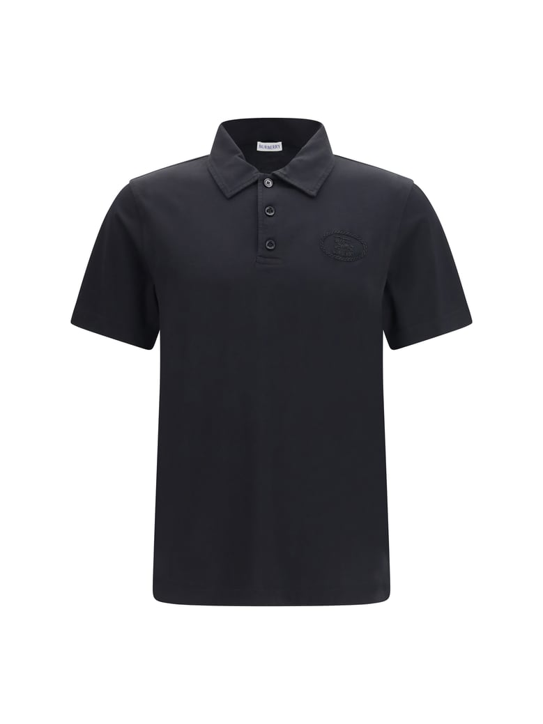 piqué polo shirt black by Selfnex