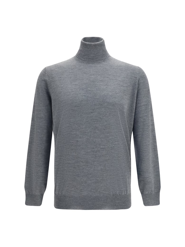 wool turtleneck sweater by Selfnex