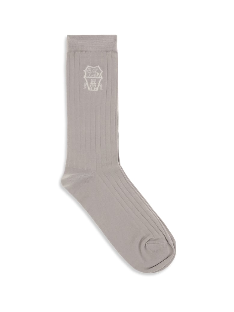 cotton socks brown freddo/panama by Selfnex