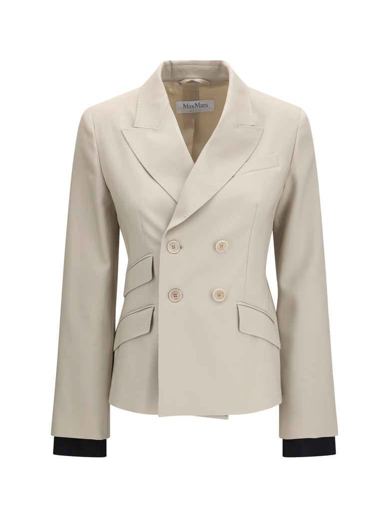 blazer placido wool-mohair-silk beige by Selfnex