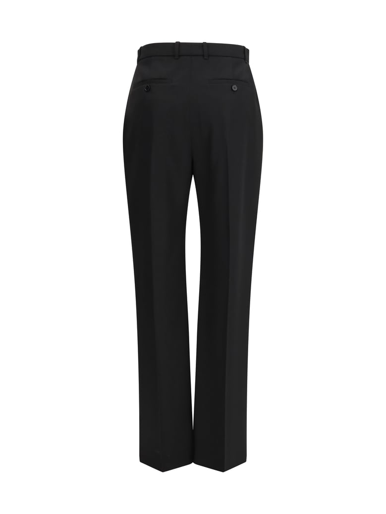 trousers black cotton by Selfnex