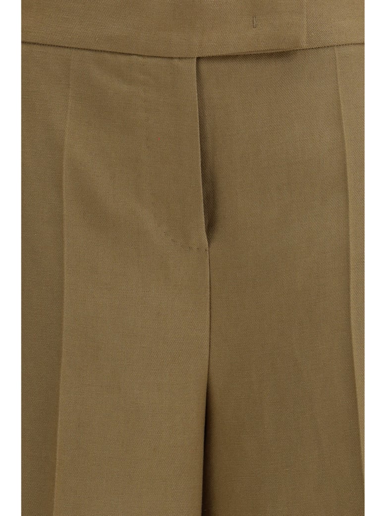 bermuda shorts high waist linen by Selfnex