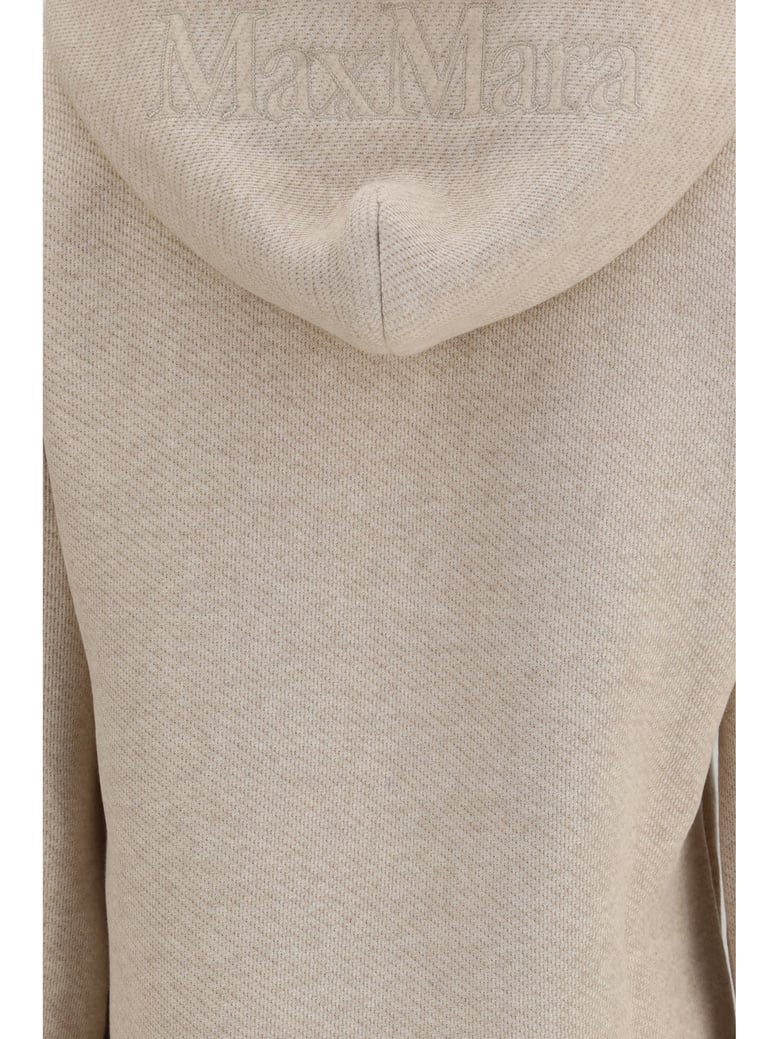 hooded sweatshirt beige by Selfnex