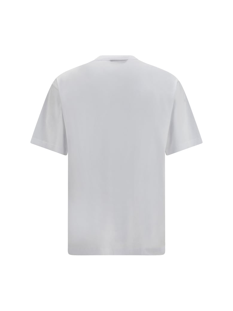 t-shirt printed cotton jersey white by Selfnex