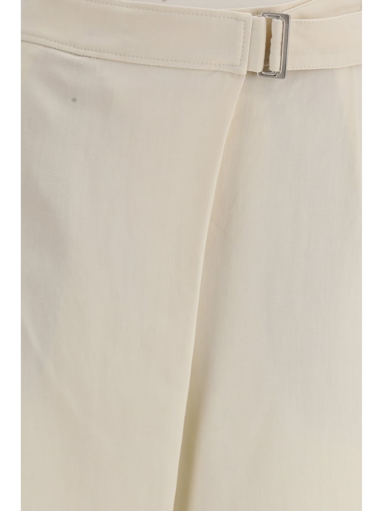 trousers crossed cream by Selfnex