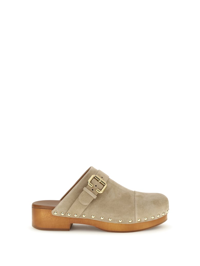 clog mules jeannette desert sand by Selfnex